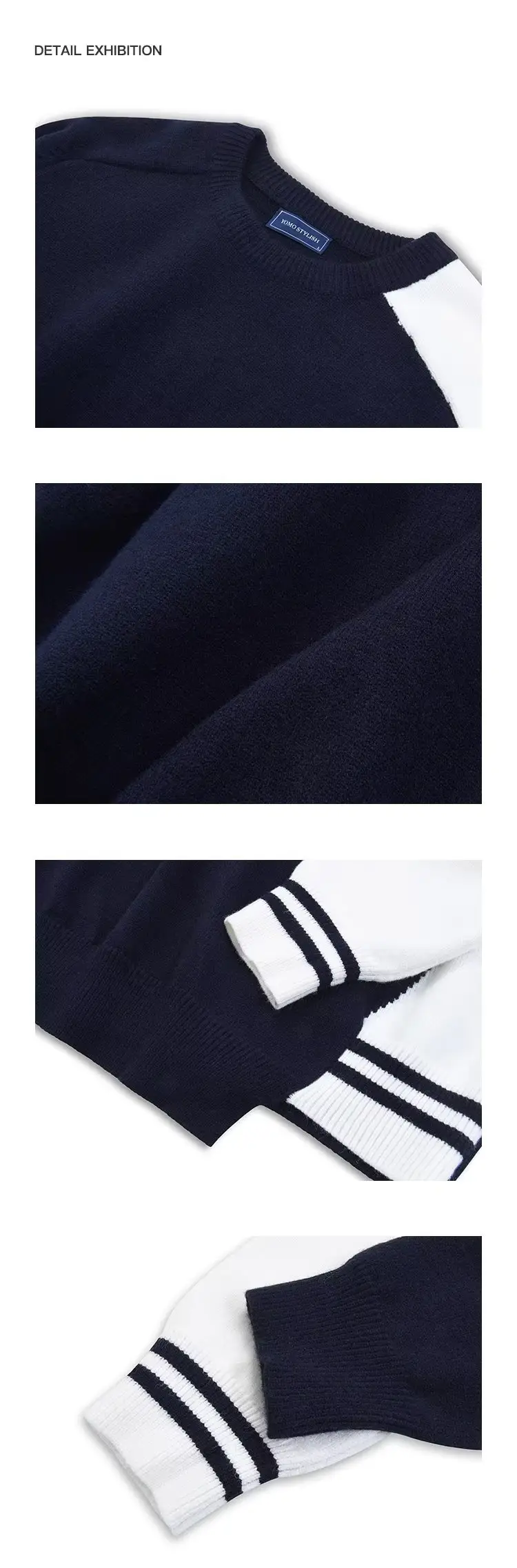 Men Korean Style Thick Knitted Sweater Winter Ins — feature 20