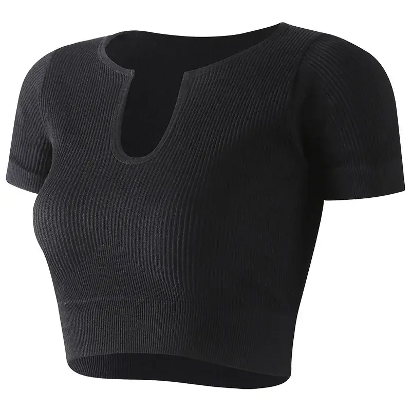 White Ribbed Yoga Vest for Women with Back Closure - Image 14