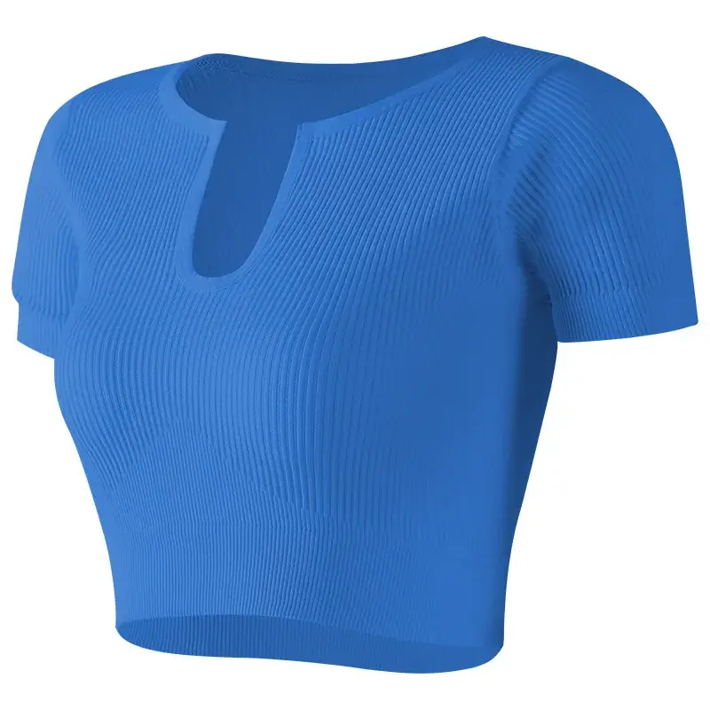 White Ribbed Yoga Vest for Women with Back Closure - Image 15