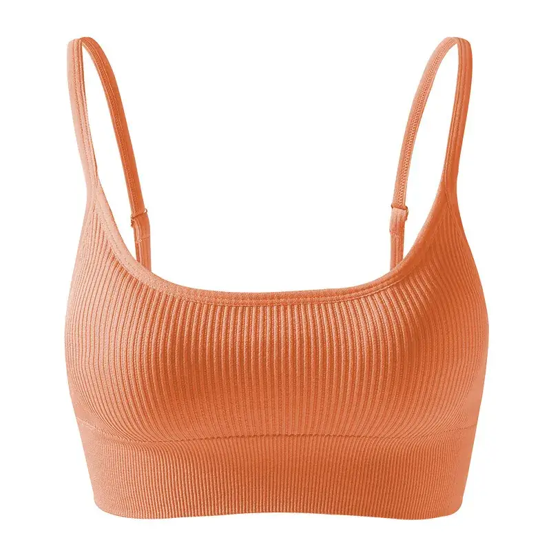 White Ribbed Yoga Vest for Women with Back Closure - Image 20