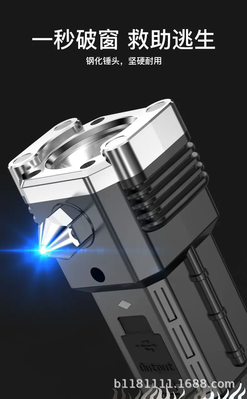 USB Rechargeable LED Flashlight with 180° Beam & Magnet Charging — feature 7