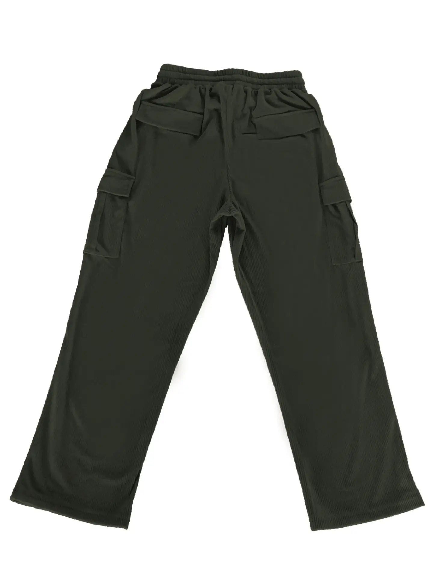 Men's Corduroy Wide Leg Pants Black 2024 — feature 41