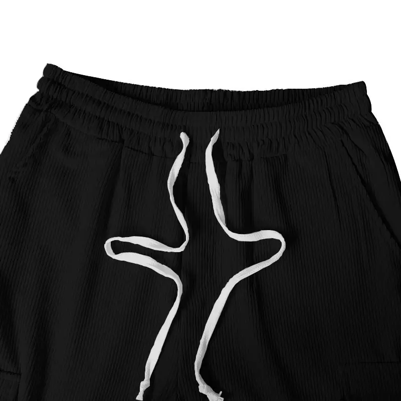 Men's Corduroy Wide Leg Pants Black 2024 — feature 47