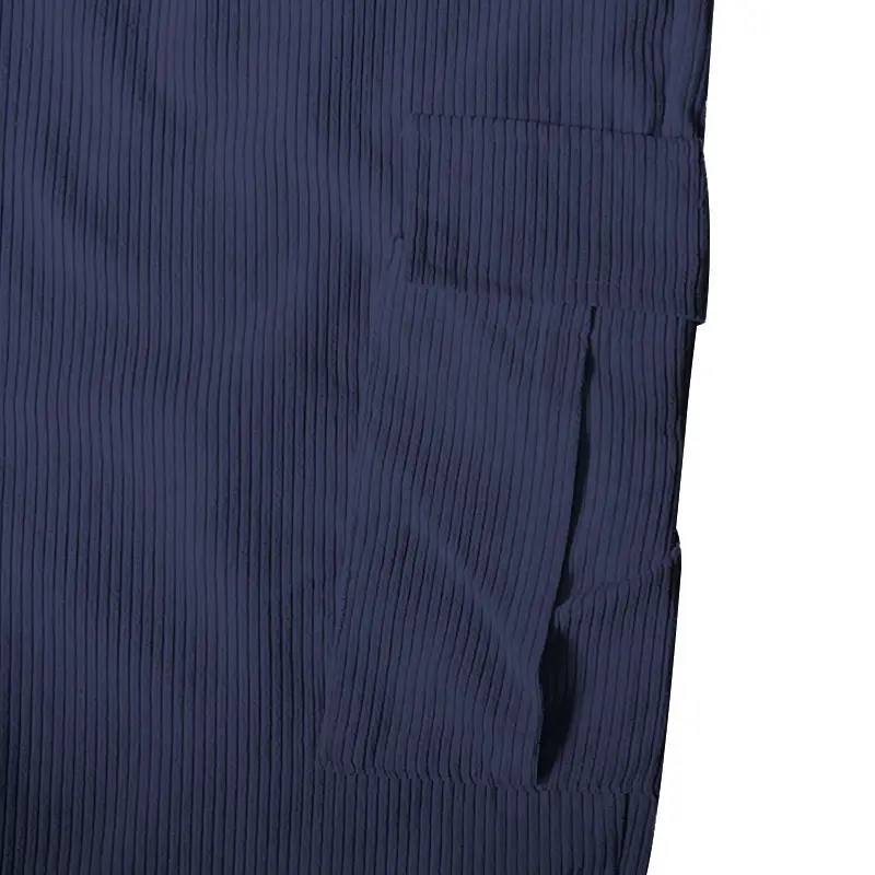 Men's Corduroy Wide Leg Pants Black 2024 — feature 49