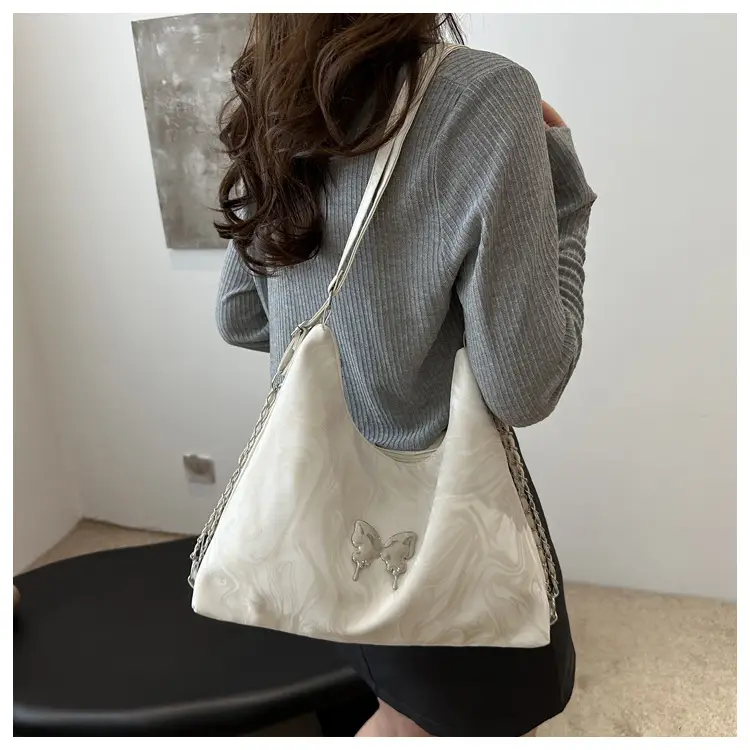 Black Butterfly Soft PU Shoulder Bag for Women — feature 10
