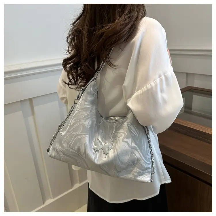 Black Butterfly Soft PU Shoulder Bag for Women — feature 14