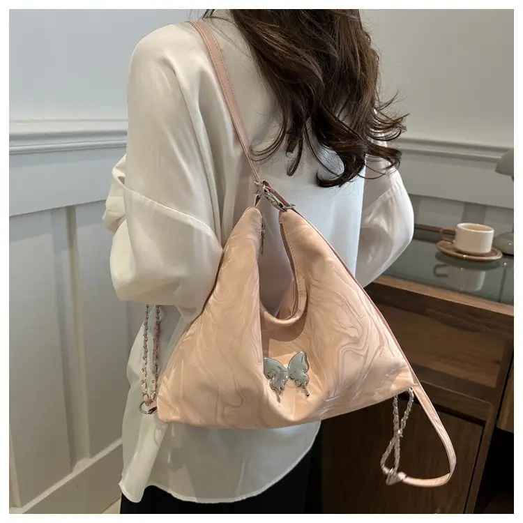 Black Butterfly Soft PU Shoulder Bag for Women — feature 21