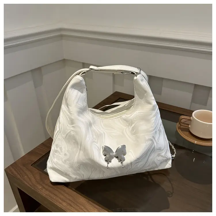 Black Butterfly Soft PU Shoulder Bag for Women — feature 28