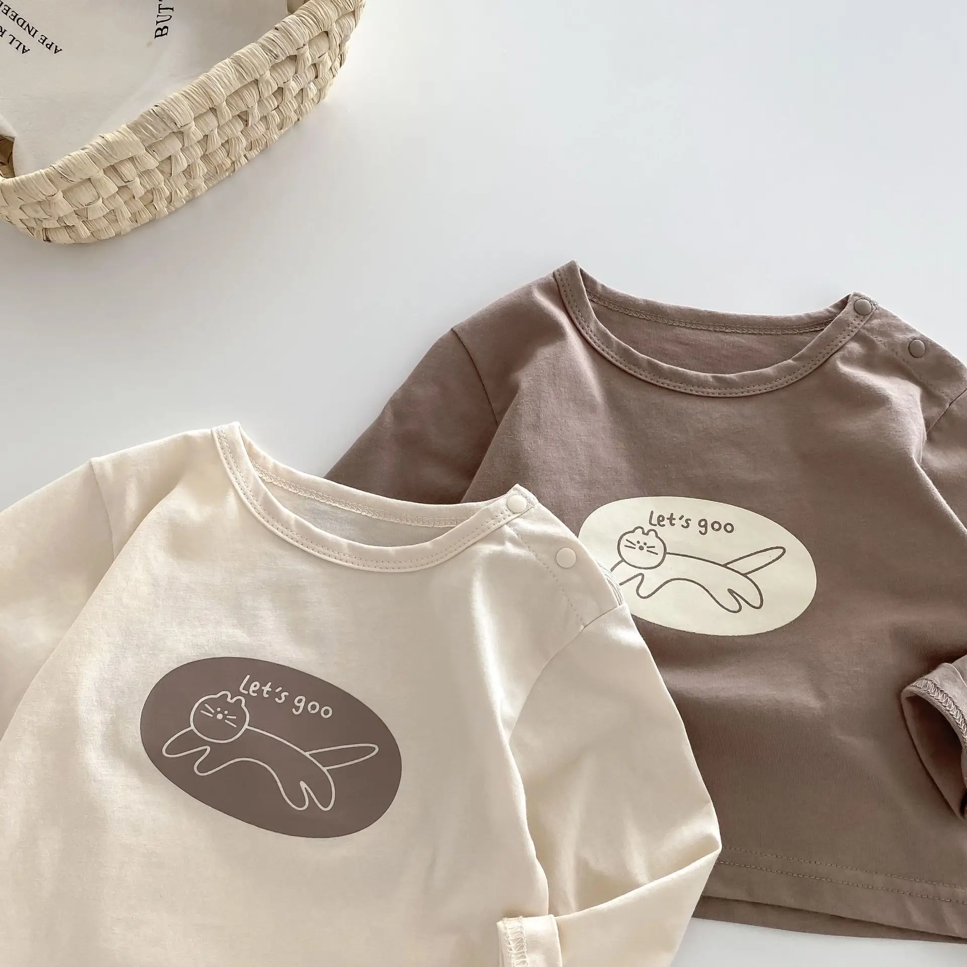 Children's Cartoon T-Shirt Cream 0-5Yr Autumn - Image 7