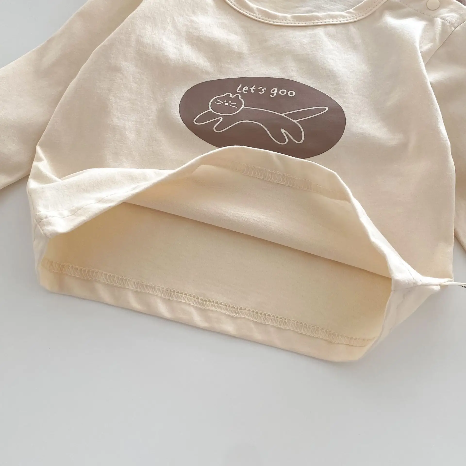 Children's Cartoon T-Shirt Cream 0-5Yr Autumn - Image 8