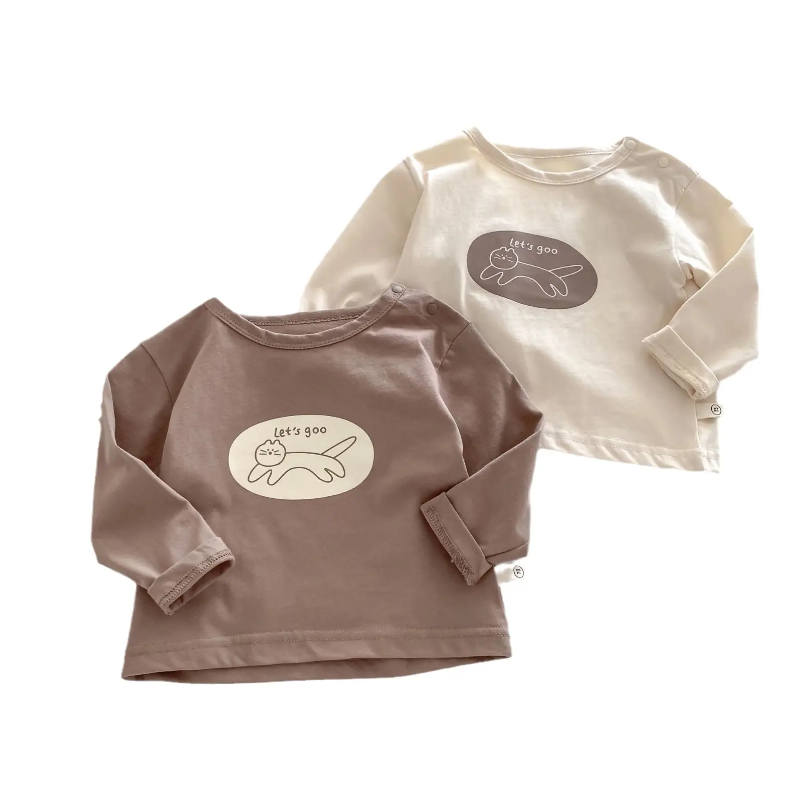 Children's Cartoon T-Shirt Cream 0-5Yr Autumn - Image 9