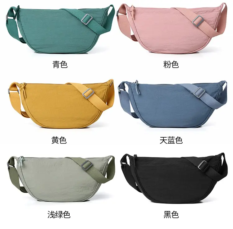Women's Waterproof Crossbody Bag Black Yellow — feature 22