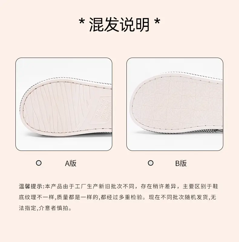 Jielia Slippers Women's Four Seasons Indoor Home Floor Couple's Cotton Cloth Hotel Hospitality Mute Slippers Men's Travel — feature 2