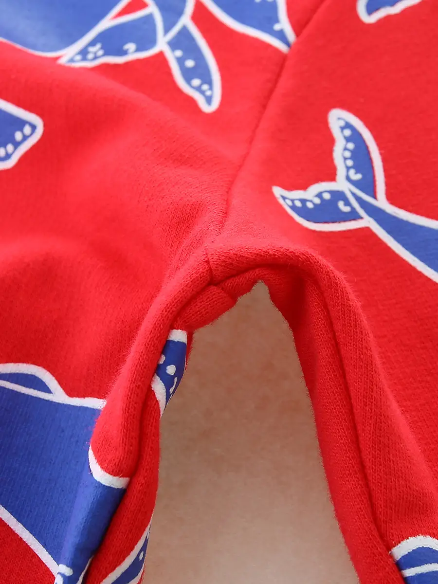 Red Cartoon Baby Pullover Knitted Cotton for Boys - Image 6