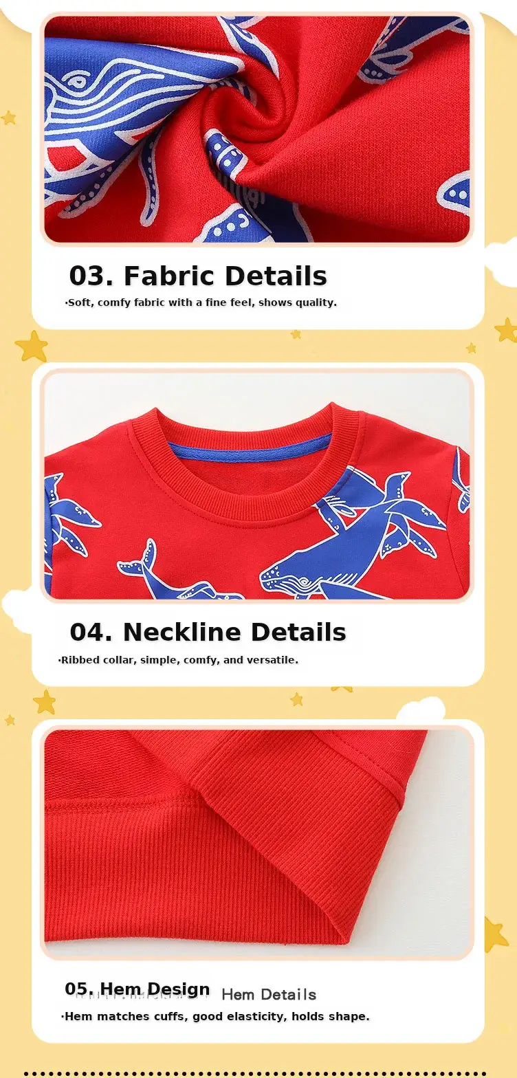 Red Cartoon Baby Pullover Knitted Cotton for Boys — feature 37