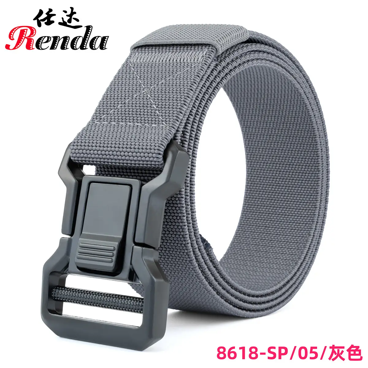 Quick Release Tactical Belt for Men Brown All-Match - Image 5