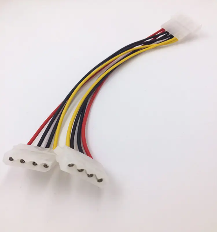 Power supply large 4PIN to SATA power supply line hard disk serial port split line one half three