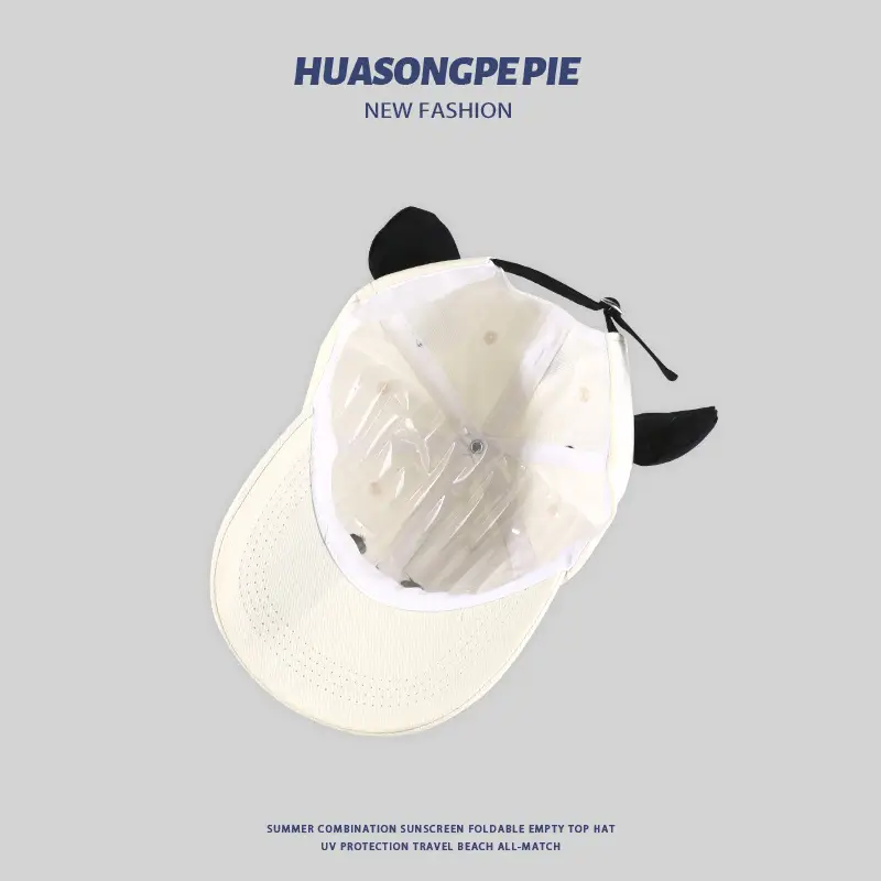 Women's Cute Puppy Cap with Blue Nose Sunscreen — feature 10