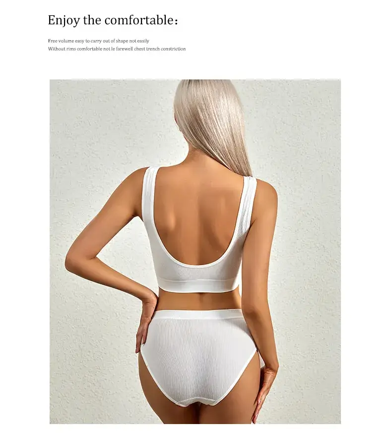 Green Threaded Push Up Underwear for Women Large — feature 13