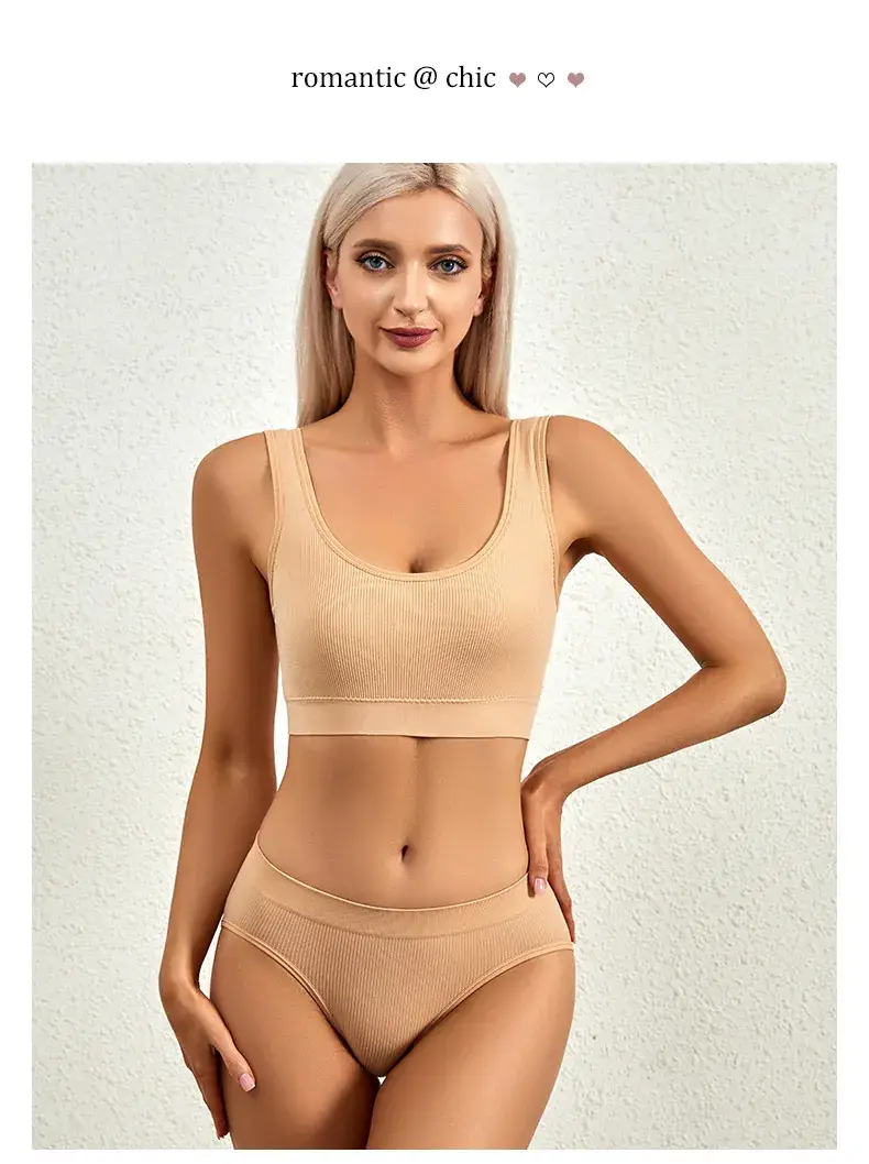 Green Threaded Push Up Underwear for Women Large — feature 14