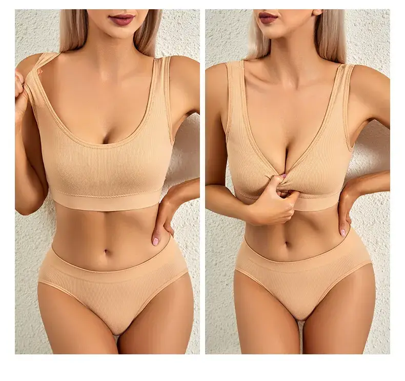 Green Threaded Push Up Underwear for Women Large — feature 15