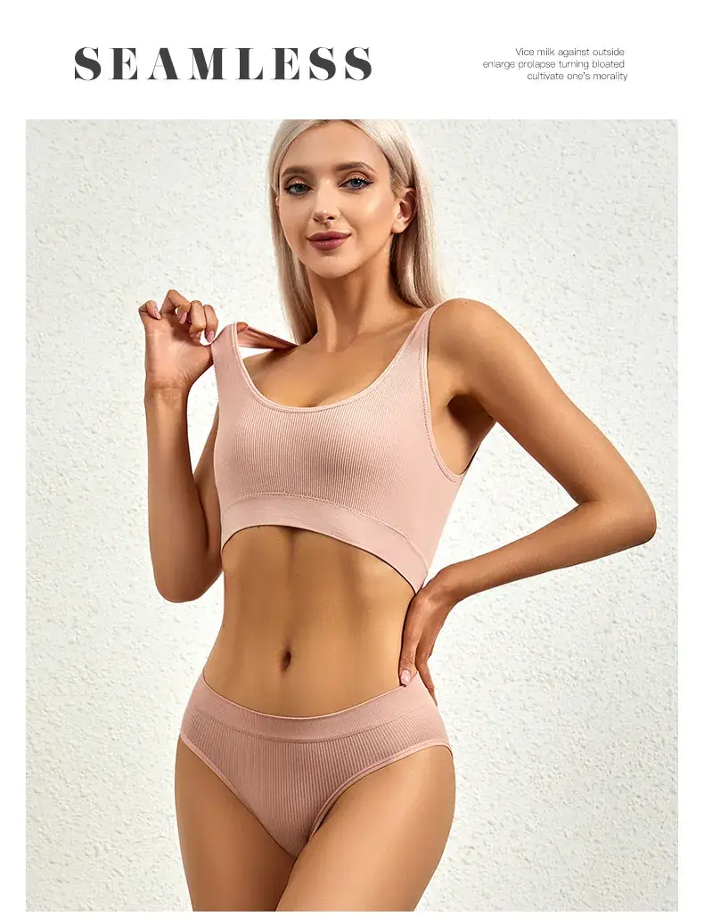 Green Threaded Push Up Underwear for Women Large — feature 16