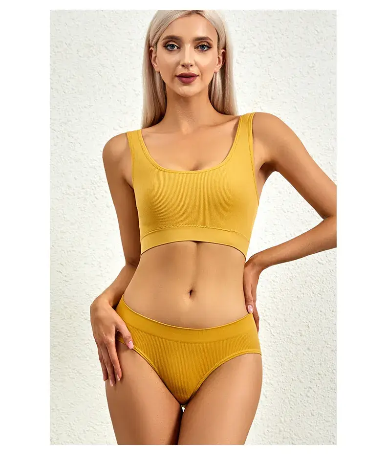 Green Threaded Push Up Underwear for Women Large — feature 18