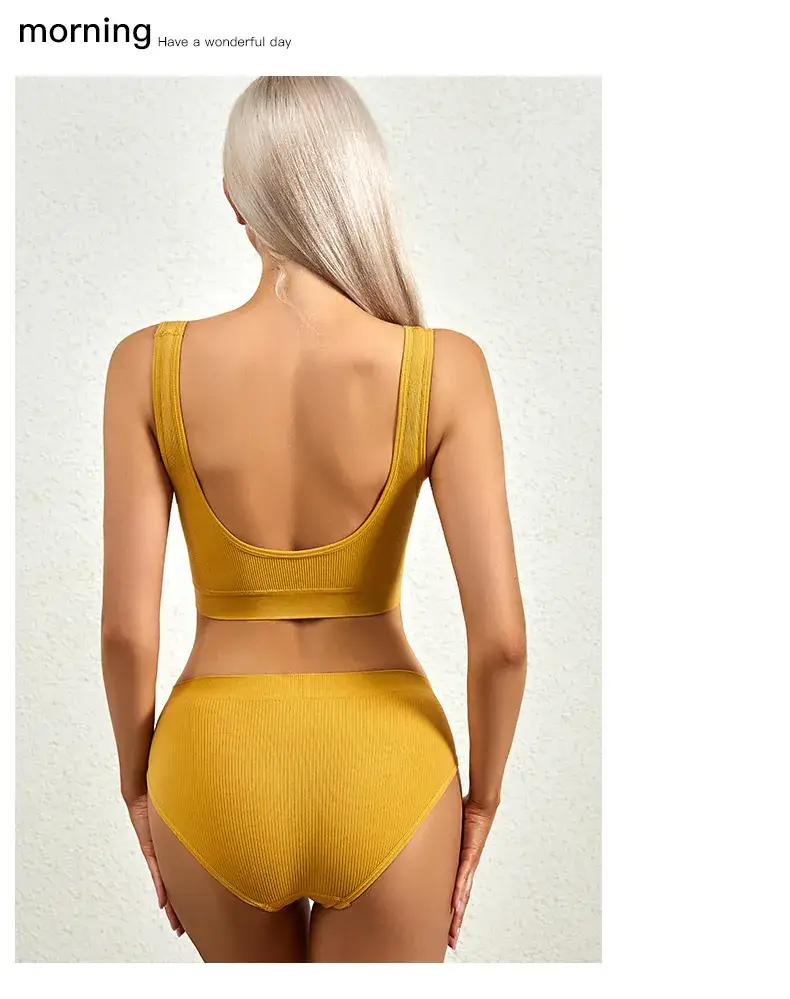 Green Threaded Push Up Underwear for Women Large — feature 19