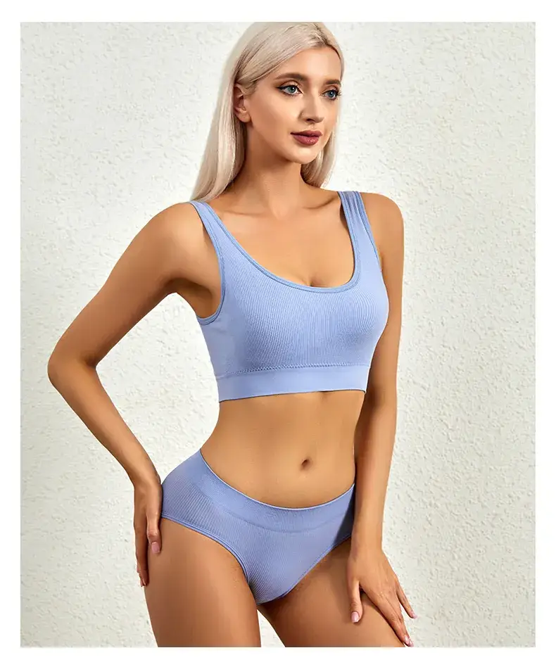 Green Threaded Push Up Underwear for Women Large — feature 20
