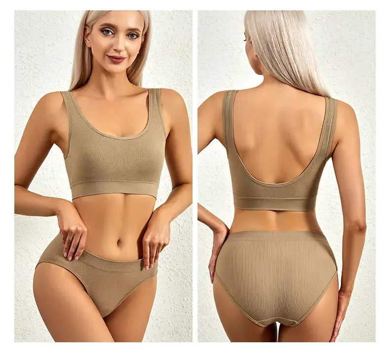 Green Threaded Push Up Underwear for Women Large — feature 27