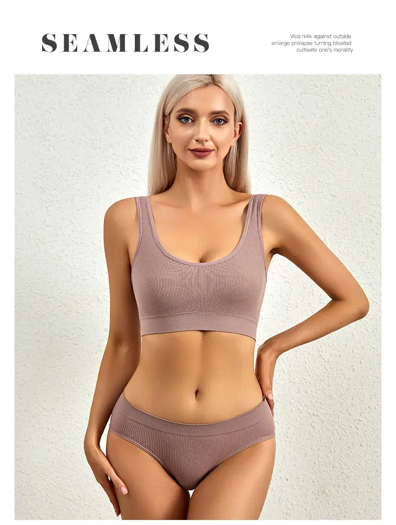 Green Threaded Push Up Underwear for Women Large — feature 28