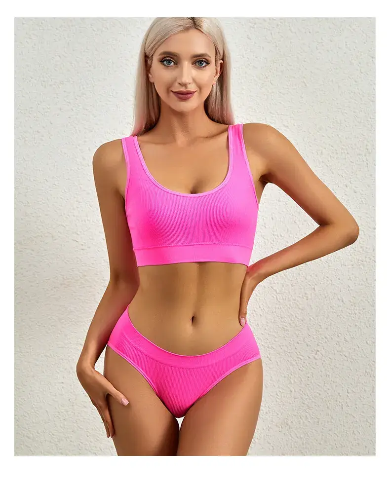 Green Threaded Push Up Underwear for Women Large — feature 32