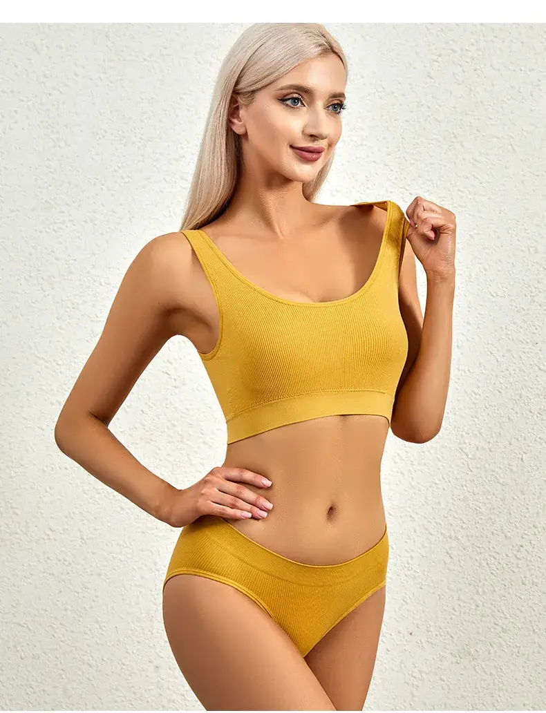 Green Threaded Push Up Underwear for Women Large — feature 6