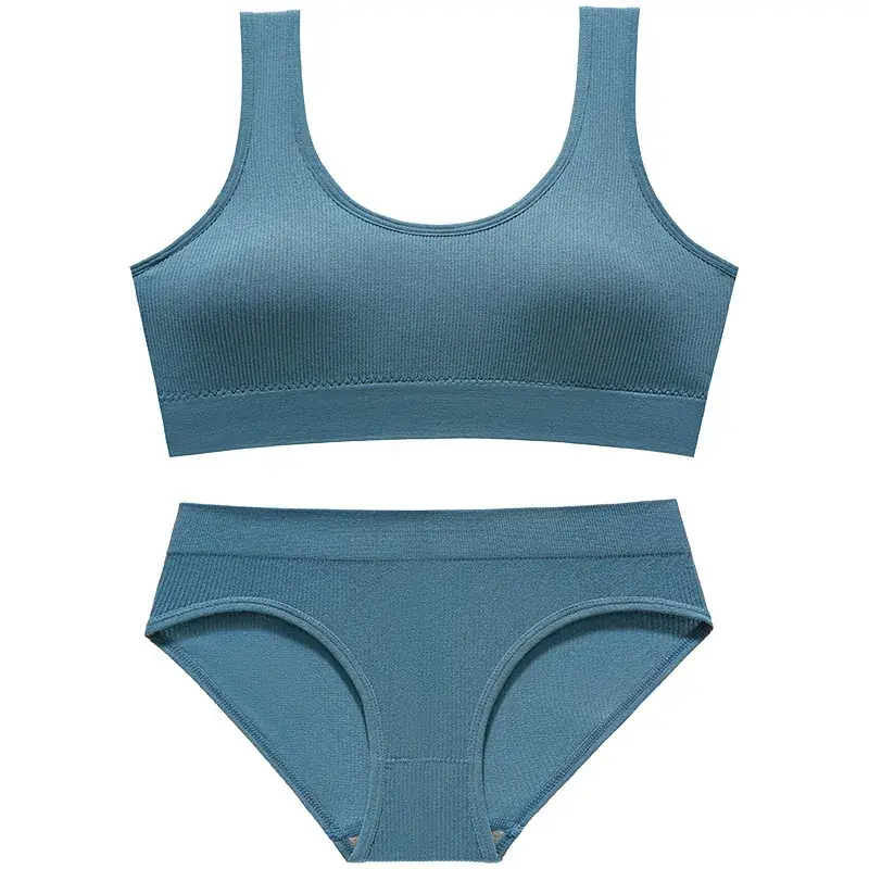 Green Threaded Push Up Underwear for Women Large - Image 9