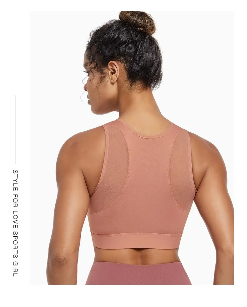 Women's Shockproof Sports Yoga Vest with Cushion — feature 19