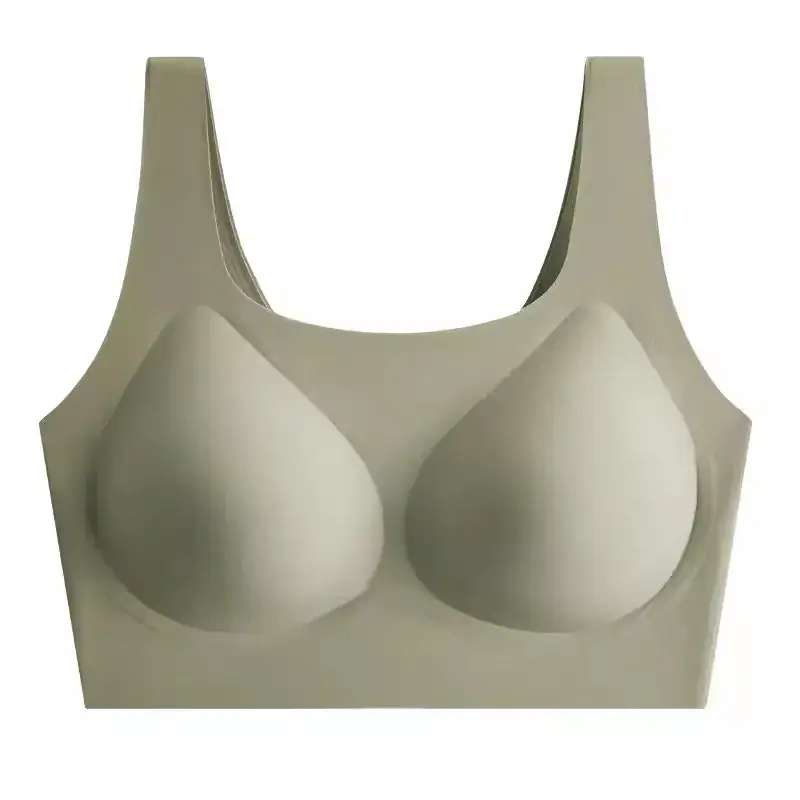 Light Beige Non-Transparent Underwear Bra Summer Non-Trace - Image 10