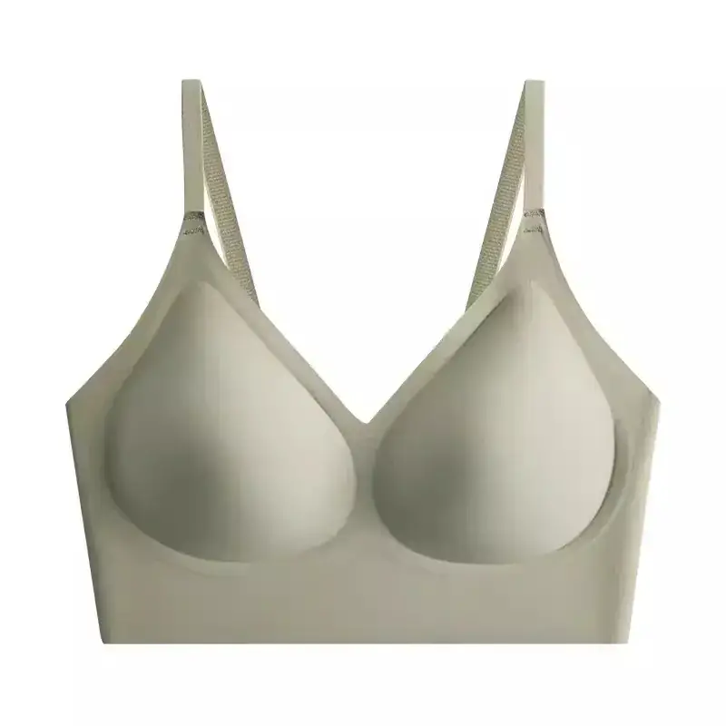 Light Beige Non-Transparent Underwear Bra Summer Non-Trace - Image 5