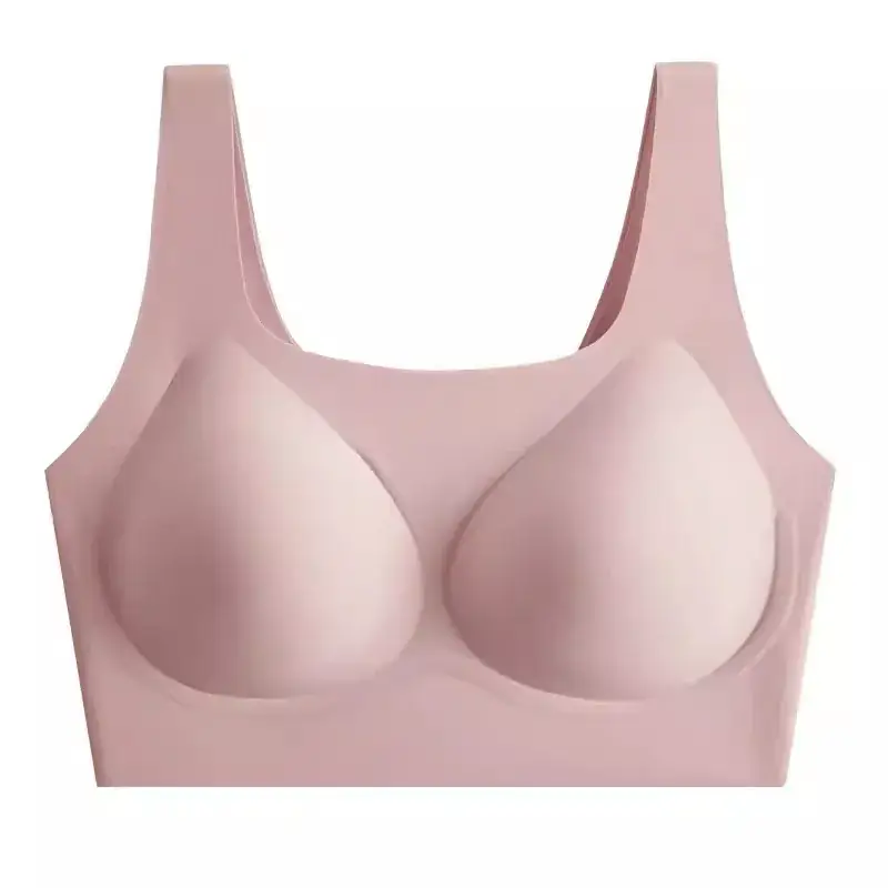 Light Beige Non-Transparent Underwear Bra Summer Non-Trace - Image 9