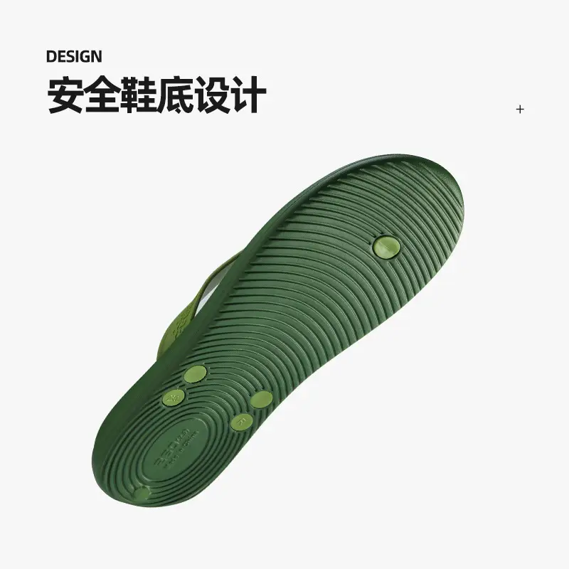 Summer new flip-flops wholesale men's non-slip soft bottom beach shoes EVA flip-flops ins trendy men's sandals - Image 8