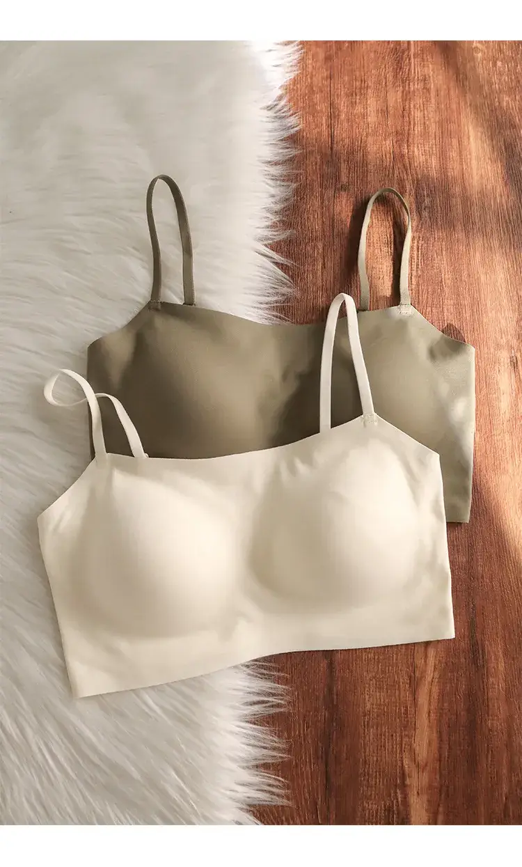 Women's Cool Sense No-Trace Underwear Summer Thin Push-Up Sling Strapless — feature 3