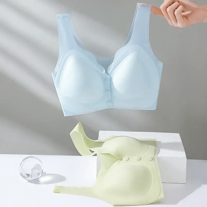 Women's Summer Thin Support Push-Up Bra Fixed Cup Seamless - Image 7