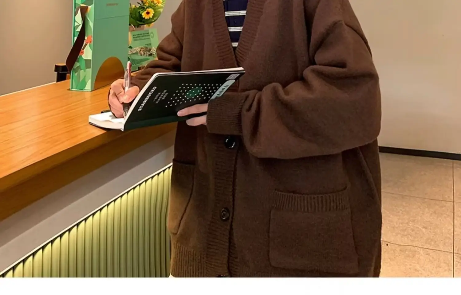 Autumn Winter V-Neck Button Cardigan Sweater for Men — feature 18