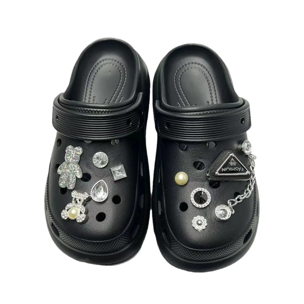 Women's White Butterfly Decorated EVA Sandals - Image 53