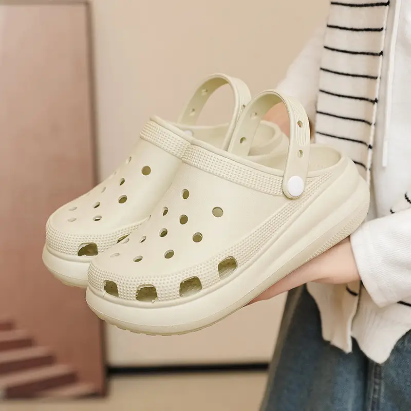 Women's White Butterfly Decorated EVA Sandals - Image 2