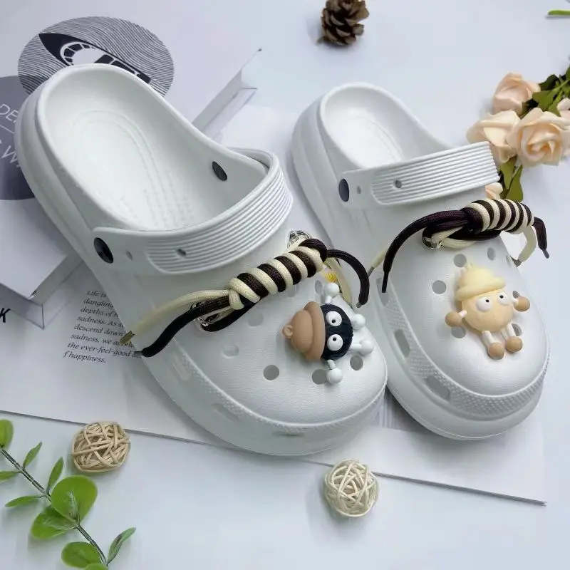 Women's White Butterfly Decorated EVA Sandals - Image 44