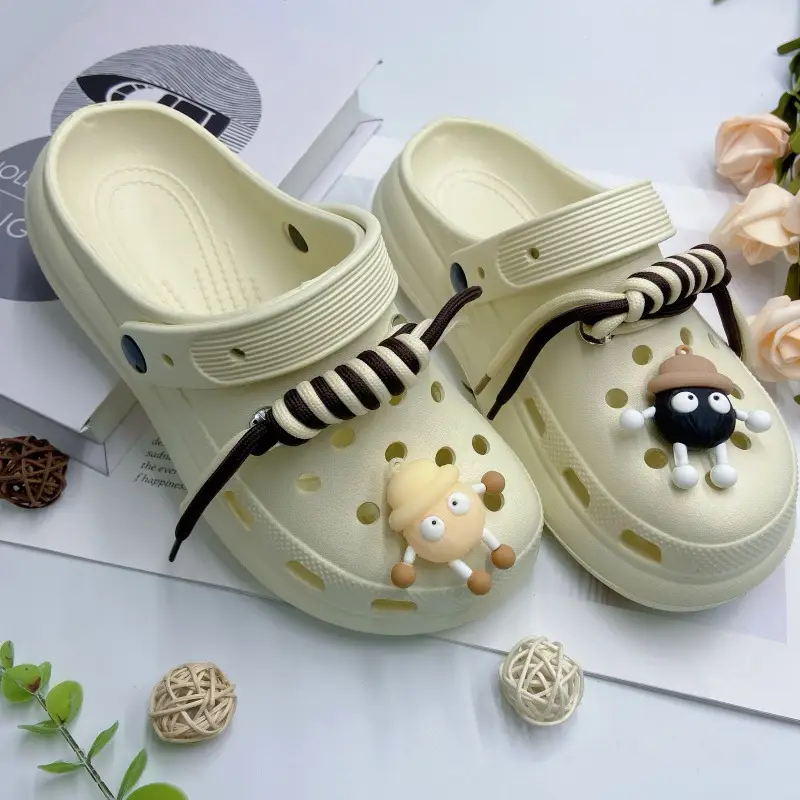 Women's White Butterfly Decorated EVA Sandals - Image 46