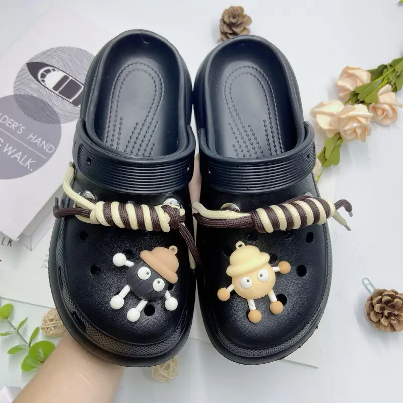 Women's White Butterfly Decorated EVA Sandals - Image 48