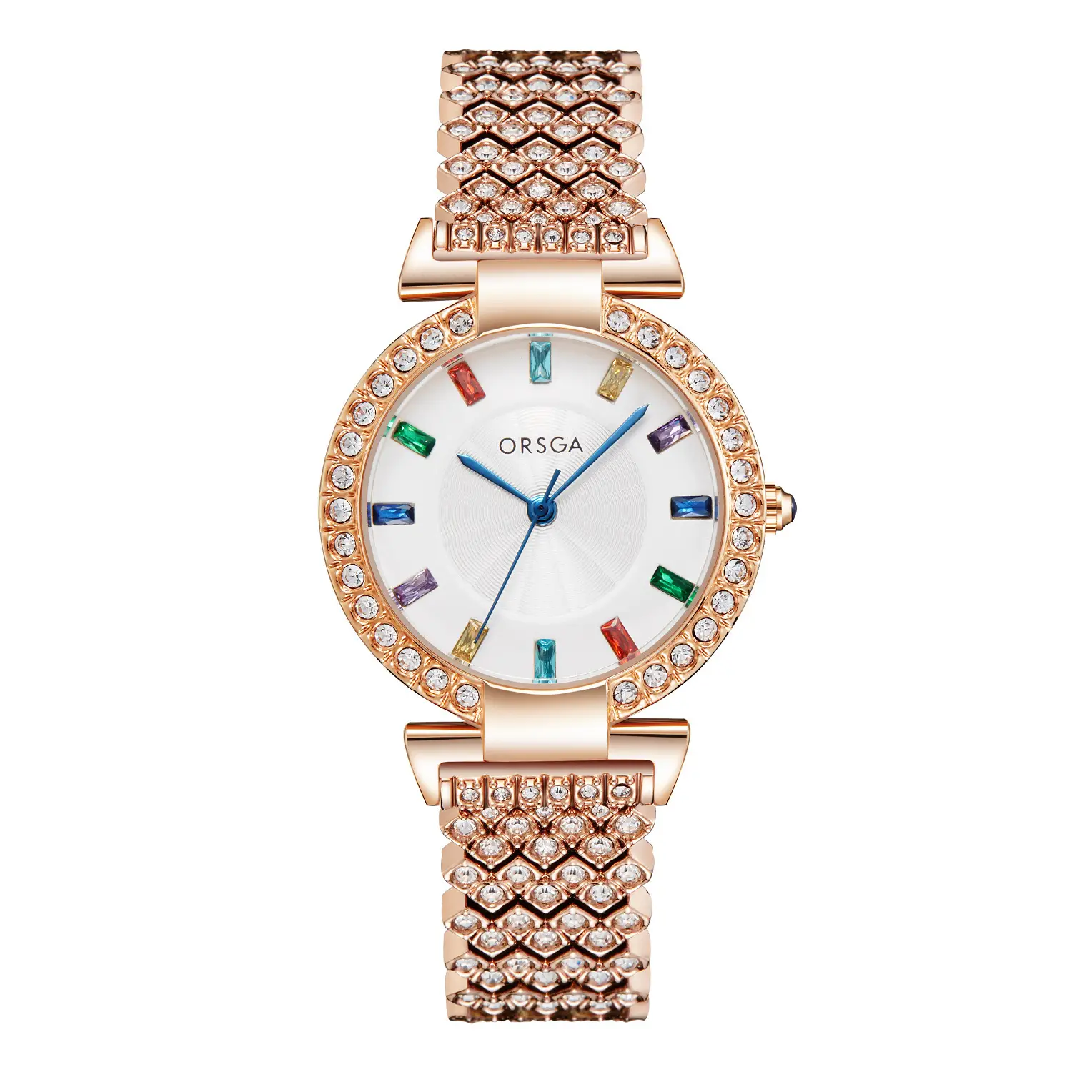 ORSGA Color Diamond Light Luxury Watch Women's Fashion Niche Bracelet - Image 2