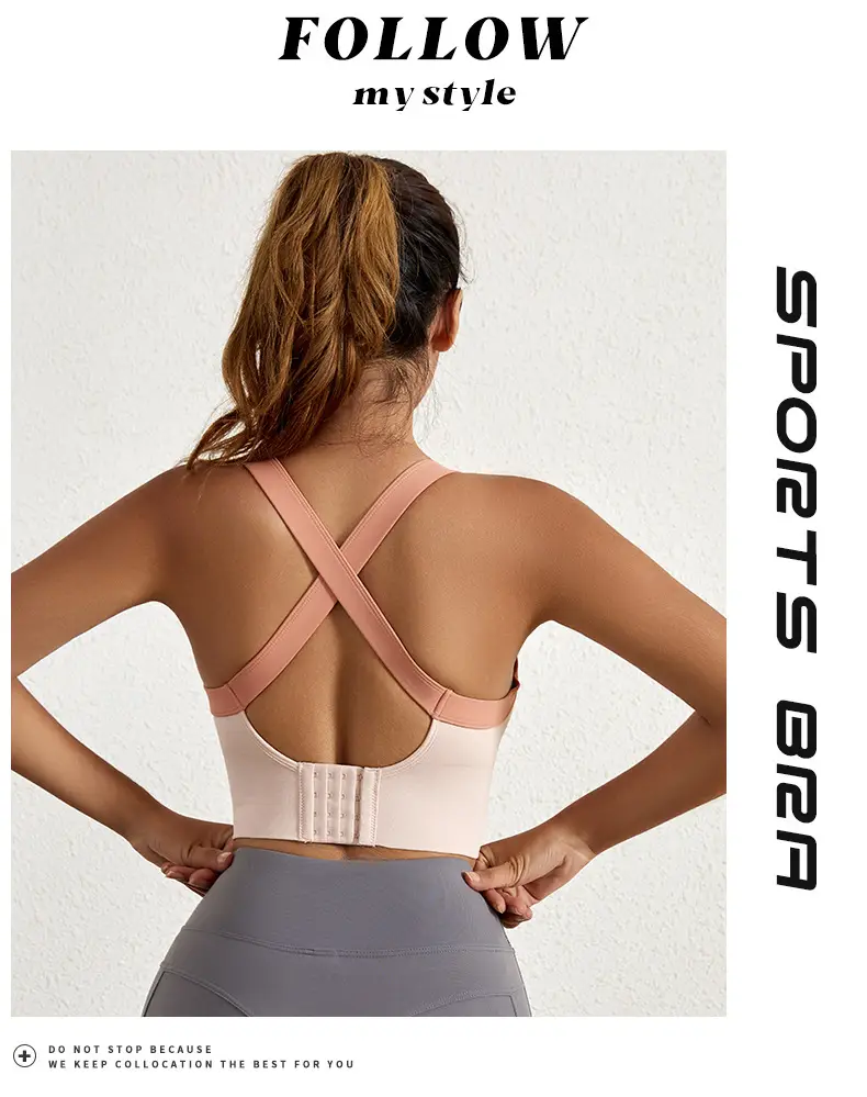 Women's Anti-Sagging Wire-Free Sports Bra Lavender — feature 17