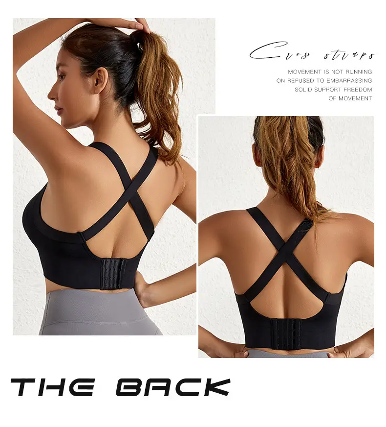 Women's Anti-Sagging Wire-Free Sports Bra Lavender — feature 21